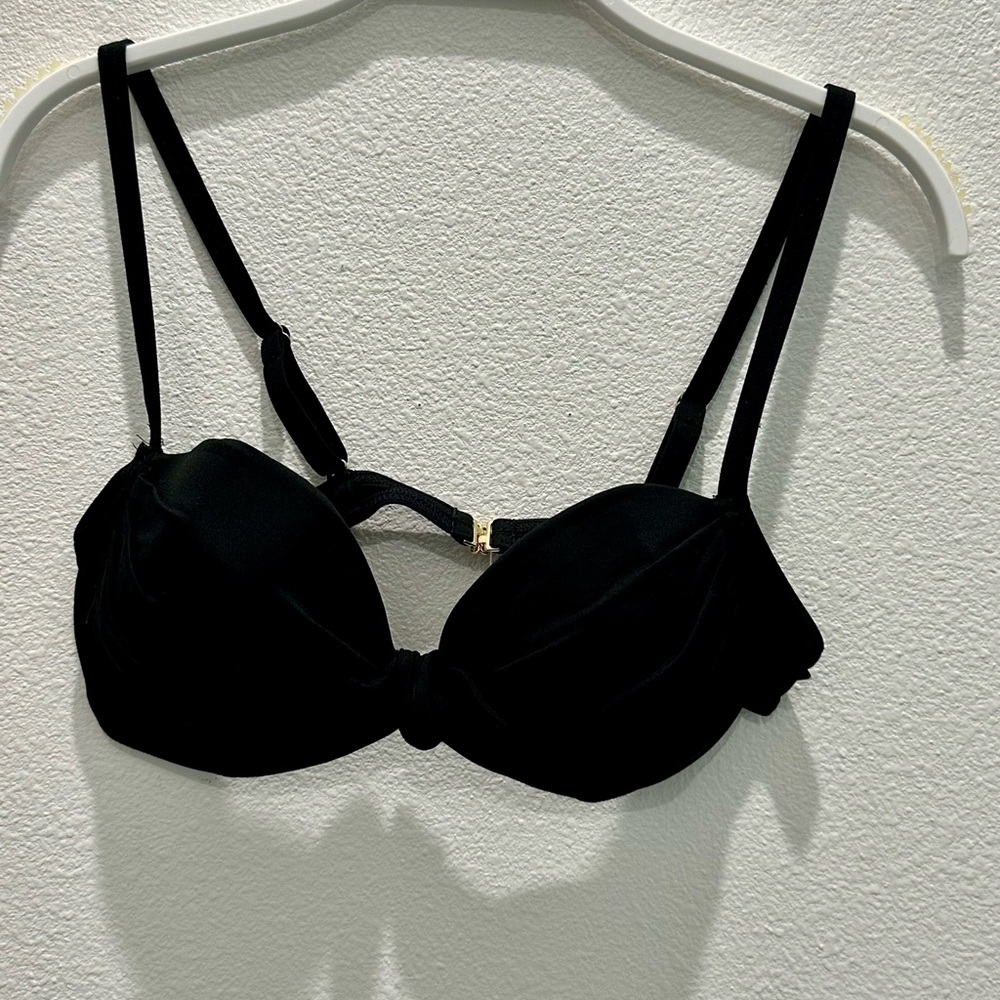 Ciao Bella Super Chic Black Women's Bikini Top